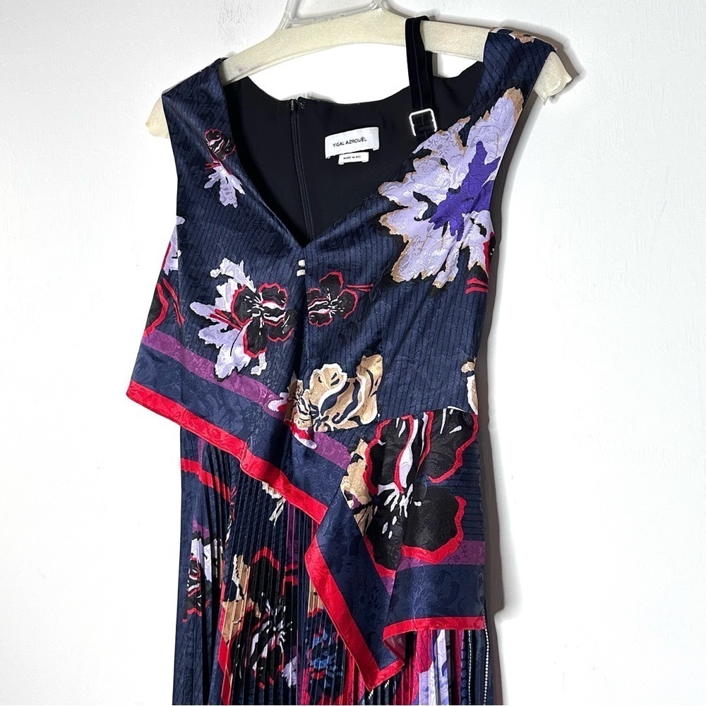 YIGAL AZROUËL Pleated Handkerchief
Dress In Midnight Mixed 6 - Picture 7 of 11